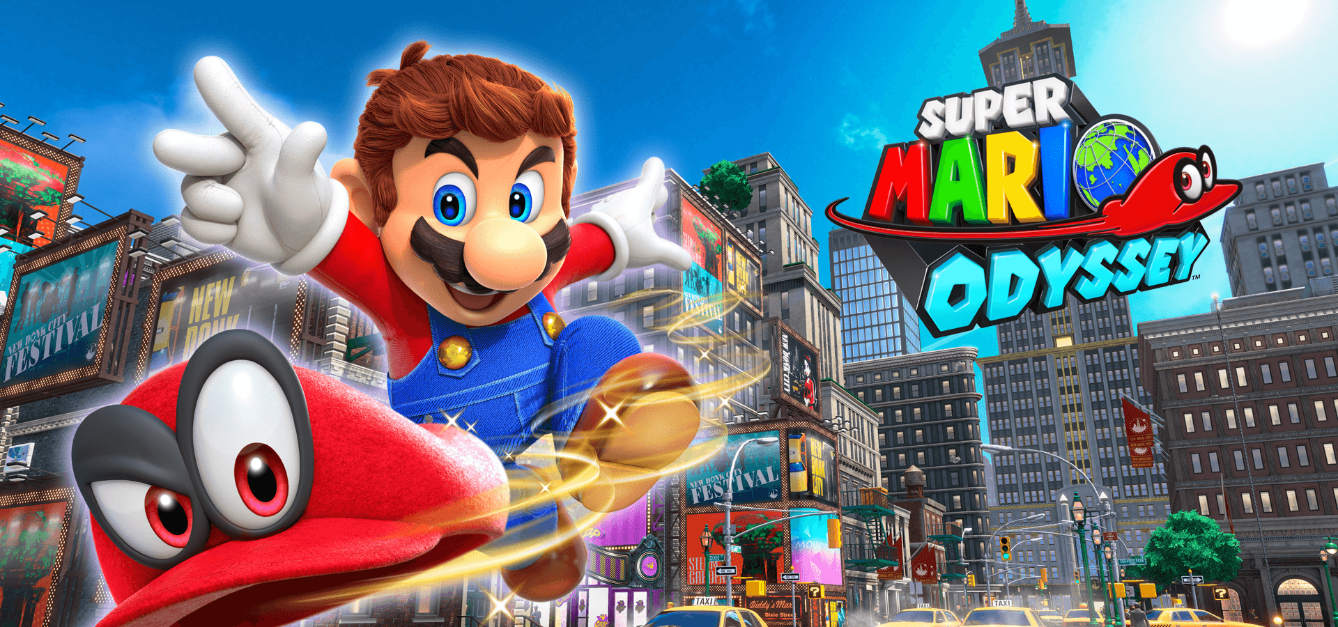 banner do Super Mario Odyssey